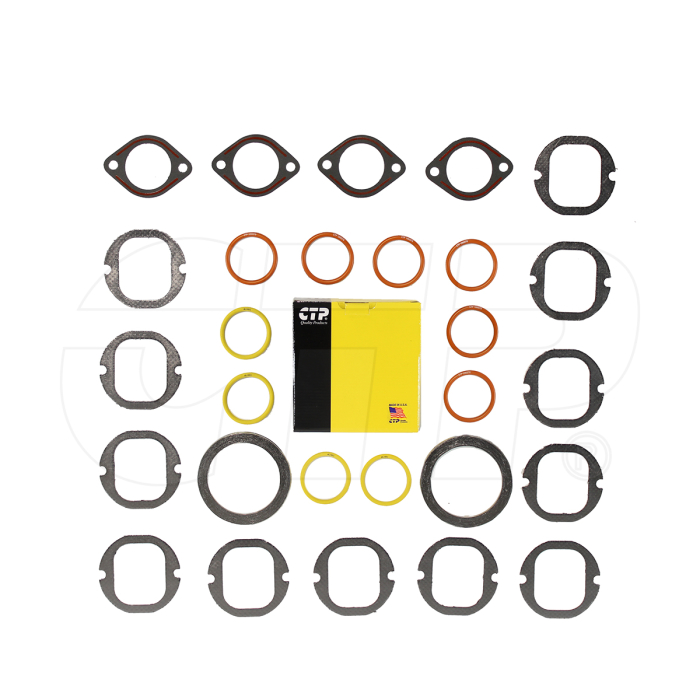 New 1394752 Exhaust Manifold Gasket Kit Replacement suitable for Caterpillar 3412 Engine Serial Nos. 9KS