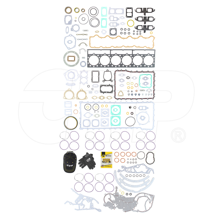 CAT 3306 Rebuild Overhaul Gasket Kit for Caterpillar 3306, D5, D5B D6C, D6D, 12F, 12G, 120, 561C, 561D