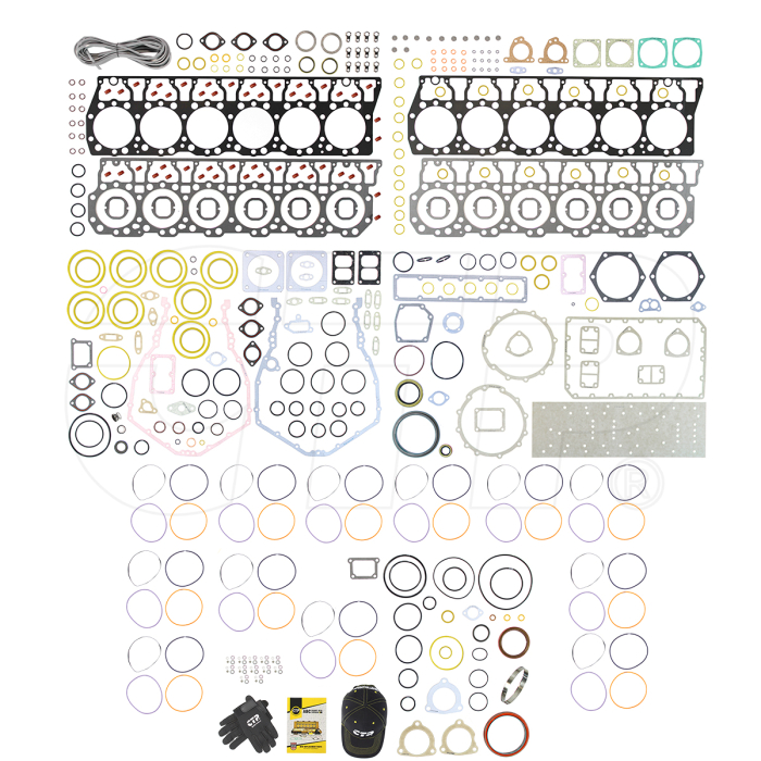CAT 3412 Rebuild Overhaul Gasket Kit for Caterpillar 3412, 990B, 992C, 992D CAT 3412 Rebuild Overhaul Gasket Kit for Caterpillar 3412, 990B, 992C, 992D
