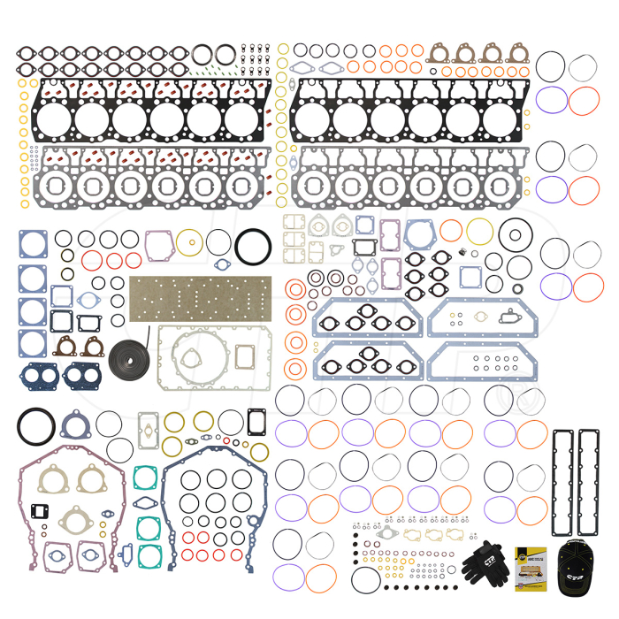 CAT 3412 Rebuild Overhaul Gasket Kit for Caterpillar 3412, Marine CAT 3412 Rebuild Overhaul Gasket Kit for Caterpillar 3412, Marine