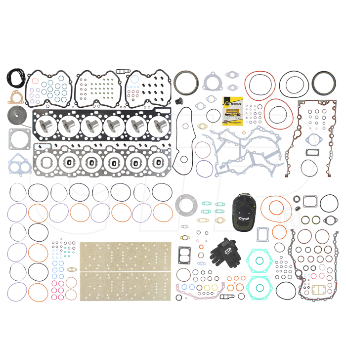 CAT C-15 Rebuild Overhaul OUT OF FRAME GASKET KIT - For Caterpillar C15 Truck, Marine, Industrial & Machine Engines CAT C-15 Rebuild Overhaul OUT OF FRAME GASKET KIT - For Caterpillar C15 Truck, Marine, Industrial & Machine Engines