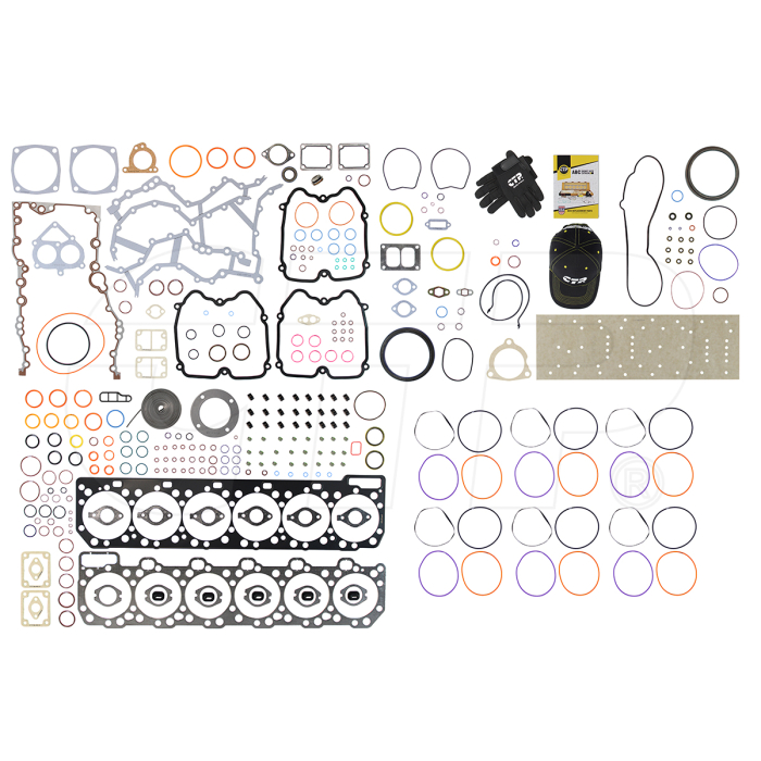 CAT C-15 Rebuild Overhaul OUT OF FRAME GASKET KIT - For Caterpillar C15 Truck, Marine, Industrial & Machine Engines CAT C-15 Rebuild Overhaul OUT OF FRAME GASKET KIT - For Caterpillar C15 Truck, Marine, Industrial & Machine Engines